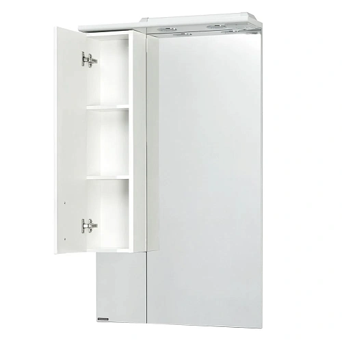 Зеркальный шкаф Aquaton Марсия 67 левый белый 1A007502MS01L Зеркальный шкаф Aquaton Марсия 67 левый белый 1A007502MS01L