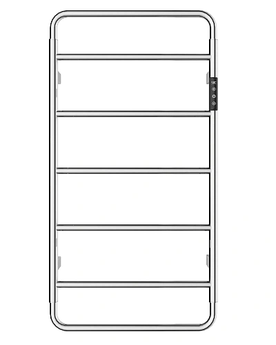 Полотенцесушитель электрический Wonzon & Woghand брашированный никель (WW-AL202-BR) Полотенцесушитель электрический Wonzon & Woghand брашированный никель (WW-AL202-BR)