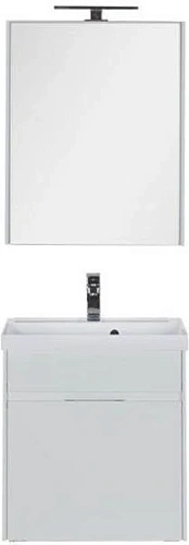 Комплект мебели Aquanet Латина 60 белый (1 ящик) 00180120 Комплект мебели Aquanet Латина 60 белый (1 ящик) 00180120