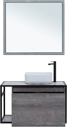 Тумба под раковину Aquanet Nova Lite Loft 90 R дуб рошелье 00261655 Тумба под раковину Aquanet Nova Lite Loft 90 R дуб рошелье 00261655