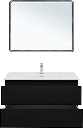 Тумба под раковину Aquanet Вега 2.0 100 маренго 00337945 подвесная Тумба под раковину Aquanet Вега 2.0 100 маренго 00337945 подвесная