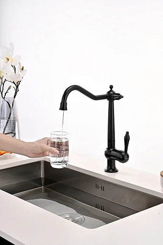 Смеситель для кухни Paulmark RETRO антрацит Re213226-AN Смеситель для кухни Paulmark RETRO антрацит Re213226-AN