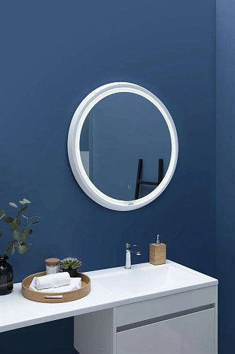 Зеркало Aquanet Дакар 80 белый LED 00241820 Зеркало Aquanet Дакар 80 белый LED 00241820