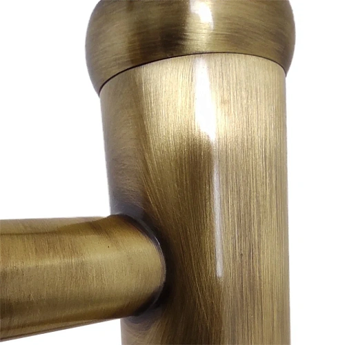 Смеситель для раковины Paini Duomo 88F3205LL без донного клапана, высокий, старая бронза Смеситель для раковины Paini Duomo 88F3205LL без донного клапана, высокий, старая бронза