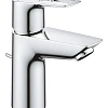 Смеситель для раковины GROHE BauLoop с рычажным донным клапаном, размер S, хром (22054001) Смеситель для раковины GROHE BauLoop с рычажным донным клапаном, размер S, хром (22054001)