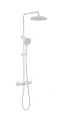 Душевая система ABBER Thermostat AF8516FWL с термостатом и изливом, белый матовый Душевая система ABBER Thermostat AF8516FWL с термостатом и изливом, белый матовый