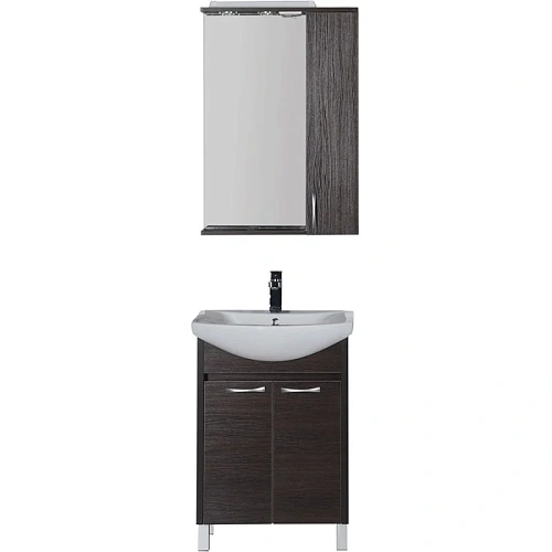 Комплект мебели Aquanet Донна 60 венге (2 дверцы) 00168943 Комплект мебели Aquanet Донна 60 венге (2 дверцы) 00168943