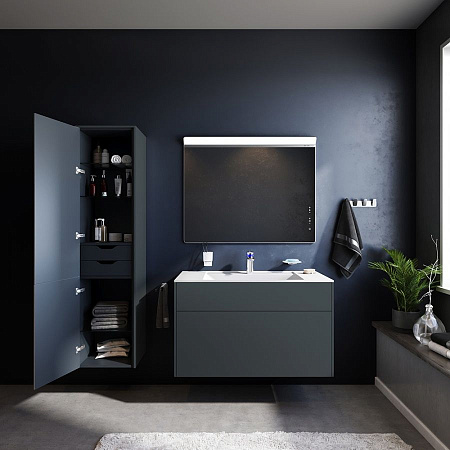 Шкаф-пенал AM.PM Inspire V2.0 M50ACHX0406GM универсальный, подвесной, 40 см, push-to-open, графит мато Шкаф-пенал AM.PM Inspire V2.0 M50ACHX0406GM универсальный, подвесной, 40 см, push-to-open, графит мато