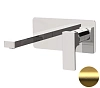 Смеситель для раковины Remer Absolute AU15BG, золото брашированное