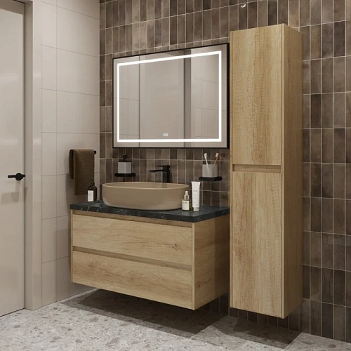 Тумба со столешницей и раковиной BelBagno KRAFT 100 kraft100rnn-kepmno-1084-h316-set подвесная KRAFT100RNN-KEPMNO-1084-H316-SET Тумба со столешницей и раковиной BelBagno KRAFT 100 kraft100rnn-kepmno-1084-h316-set подвесная KRAFT100RNN-KEPMNO-1084-H316-SET