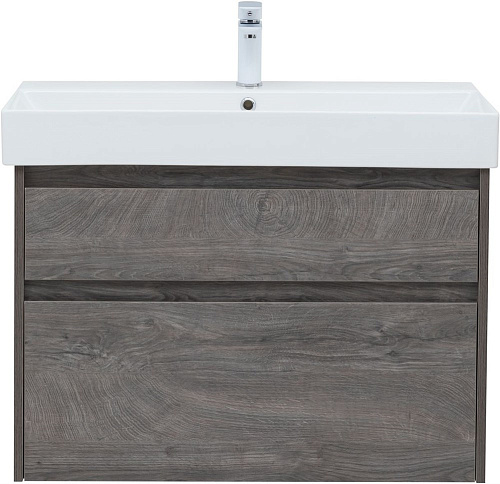 Тумба под раковину Aquanet Nova Lite 85 дуб рошелье, 2 ящика 00249937 Тумба под раковину Aquanet Nova Lite 85 дуб рошелье, 2 ящика 00249937