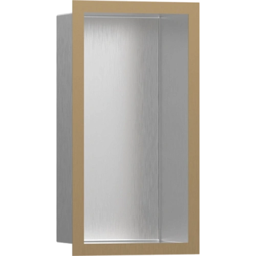 Настенный короб Hansgrohe XtraStoris Individual с дизайнерской рамой 30х15х10 см 56094140, под сталь Настенный короб Hansgrohe XtraStoris Individual с дизайнерской рамой 30х15х10 см 56094140, под сталь