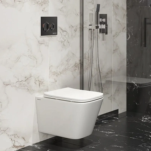 Унитаз подвесной BERGES FLOE S Rimlessсиденье дюропласт Floe S Slim SO, микролифт, быстросъём 082134 Унитаз подвесной BERGES FLOE S Rimlessсиденье дюропласт Floe S Slim SO, микролифт, быстросъём 082134