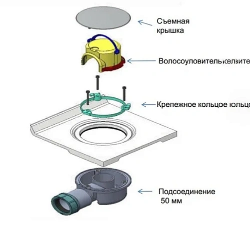 Душевой поддон Jacob Delafon Flight NeusE62511-00 90x90 Душевой поддон Jacob Delafon Flight NeusE62511-00 90x90