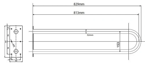 Поручень Bemeta HELP program 301102061 Поручень Bemeta HELP program 301102061