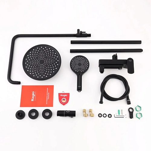 Душевая система Raglo R03.24.06, черный Душевая система Raglo R03.24.06, черный