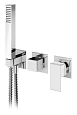 Смеситель для ванны CEZARES PORTA-VDM2-01 встраиваемый с ручным душем, на 3 вывода, хром Смеситель для ванны CEZARES PORTA-VDM2-01 встраиваемый с ручным душем, на 3 вывода, хром