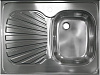 Картинка анонса товара «кухонная мойка melana 6080 l rus 0,6/160накладная прямоугольная с сифоном (6080l *10) 6080l rus»