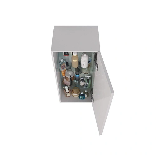 Шкаф Lemark VEON 35 см подвесной, правый, белый LM01V35PL Шкаф Lemark VEON 35 см подвесной, правый, белый LM01V35PL