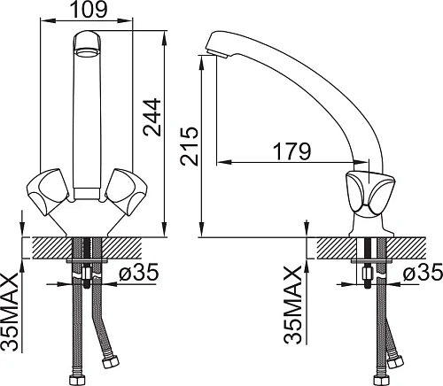 Смеситель для кухни Iddis Praktic Plus PRPSB20i05 Смеситель для кухни Iddis Praktic Plus PRPSB20i05