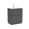 Тумба под раковину SANCOS Folk Floor FL70FGS 690х445х850 Grey soft, напольная Тумба под раковину SANCOS Folk Floor FL70FGS 690х445х850 Grey soft, напольная