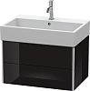 Тумба под раковину Duravit XSquare XS419404040 подвесная 68 см черный глянцевый