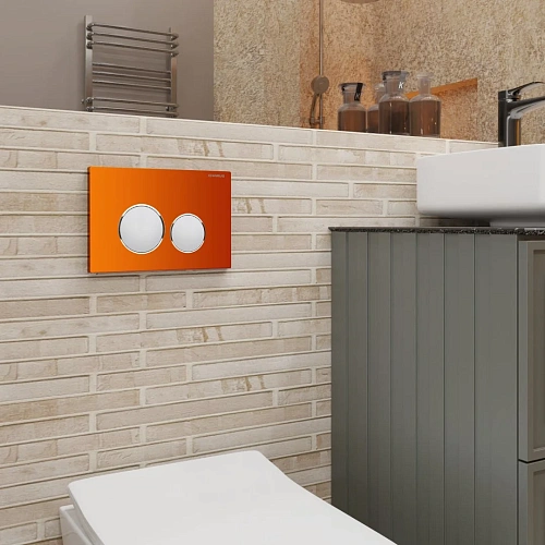 Клавиша смыва CHARUS BAGLIORE FP.330.FOXY.10 оранжевый Клавиша смыва CHARUS BAGLIORE FP.330.FOXY.10 оранжевый