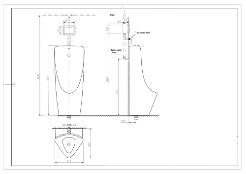 Писсуар ARROW AN633 напольный Писсуар ARROW AN633 напольный