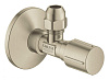 Картинка анонса товара «вентиль угловой grohe 1/2 дюймаx3/8 дюйма, 1 шт, никель, матовый (22039en0)»