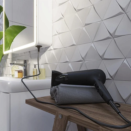 Зеркальный шкаф DREJA POINT, 70 см, 2 дверцы, 2 стеклянные полки, инфракрасный выключатель, LED-подс 99.9033 Зеркальный шкаф DREJA POINT, 70 см, 2 дверцы, 2 стеклянные полки, инфракрасный выключатель, LED-подс 99.9033