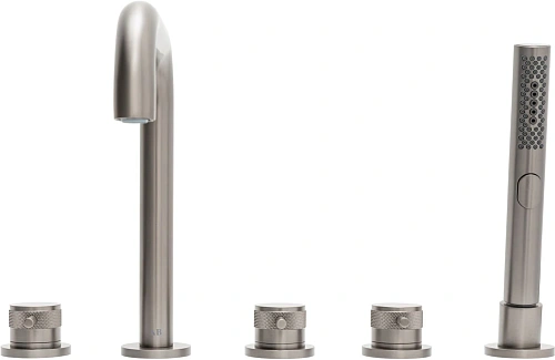 Смеситель на борт ванны Allen Brau Priority 5.31007-MG (с внутренней частью) графит браш Смеситель на борт ванны Allen Brau Priority 5.31007-MG (с внутренней частью) графит браш