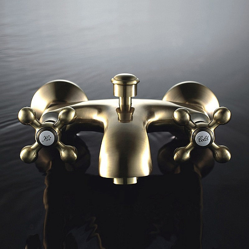 Смеситель для ванны Haiba HB3119-4, бронза Смеситель для ванны Haiba HB3119-4, бронза