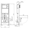 Инсталляция для унитаза Aquatek Standart 41 INS-0000011 Инсталляция для унитаза Aquatek Standart 41 INS-0000011