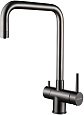 Смеситель для кухни Paulmark Wetter, вороненая сталь, We213030-GM Смеситель для кухни Paulmark Wetter, вороненая сталь, We213030-GM