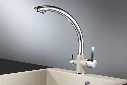 Смеситель для кухни Granula 3167, XРОМ/ПИРИТ Смеситель для кухни Granula 3167, XРОМ/ПИРИТ