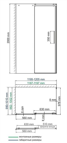 Душевой уголок WasserKRAFT Dinkel 58R10 хром Душевой уголок WasserKRAFT Dinkel 58R10 хром