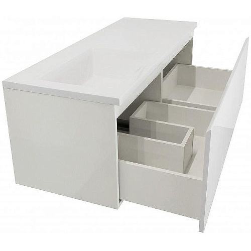 Тумба с раковиной Эстет Dallas Luxe ФР-00009678 1050х482 левая, подвесная 1 ящик Тумба с раковиной Эстет Dallas Luxe ФР-00009678 1050х482 левая, подвесная 1 ящик