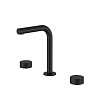 Картинка анонса товара «смеситель для раковины boheme stick 152-b.4 spirale на 3 отверстия black»