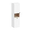 Картинка анонса товара «шкаф-пенал vitra root groove 40 см 69093 с корзиной для белья, матовый белый, левый»