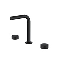 Детальная картинка товара «смеситель для раковины boheme stick 152-b.4 spirale на 3 отверстия black»