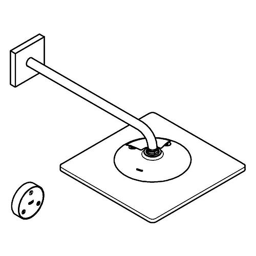 Верхний душ GROHE Rainshower 310 SmartConnect с душевым кронштейном, хром (26642000) Верхний душ GROHE Rainshower 310 SmartConnect с душевым кронштейном, хром (26642000)