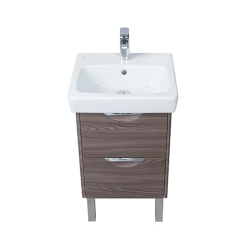 Тумба под раковину Aquaton Сильва 50 дуб макиато 1A211701SIW50 Тумба под раковину Aquaton Сильва 50 дуб макиато 1A211701SIW50