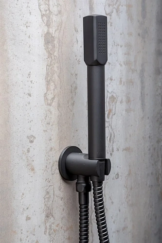 Душевая система Boheme Fusion 130-B с внутренней частью, чёрный Душевая система Boheme Fusion 130-B с внутренней частью, чёрный