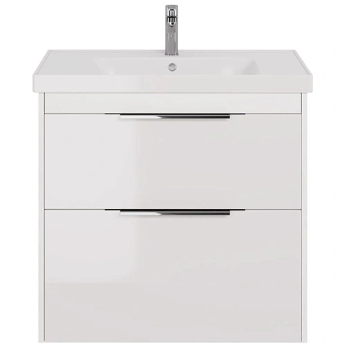 Тумба под раковину DREJA PRIME, 90 см, подвесная/напольная, 2 ящика, белый глянец 99.9302 Тумба под раковину DREJA PRIME, 90 см, подвесная/напольная, 2 ящика, белый глянец 99.9302