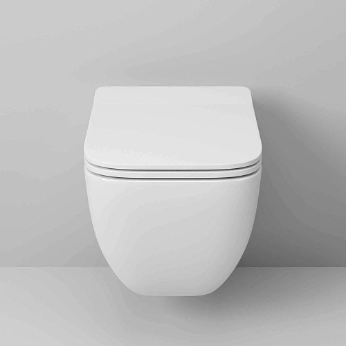 Унитаз подвесной GROSSMAN GR-4447S 530x370x365 безободковый с тонкой крышкой Унитаз подвесной GROSSMAN GR-4447S 530x370x365 безободковый с тонкой крышкой