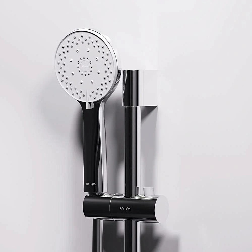 Душевая кабина AM.PM X-Joy W94C-401-090MT 90x90, четверть круга, профиль хром матовый, стекло прозрачное Душевая кабина AM.PM X-Joy W94C-401-090MT 90x90, четверть круга, профиль хром матовый, стекло прозрачное