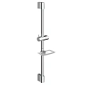 Душевая штанга AQUAme AQM8203CR 640мм с мыльницей, Хром Душевая штанга AQUAme AQM8203CR 640мм с мыльницей, Хром