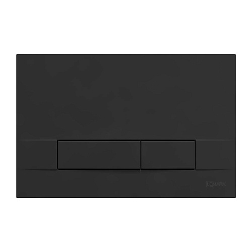 Клавиша смыва Lemark BIT механическая, черный матовый soft touch 9802006 Клавиша смыва Lemark BIT механическая, черный матовый soft touch 9802006