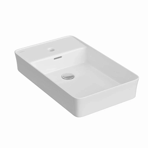 Раковина BERGES Ego SL накладная, 60x38 см, отверстие под смеситель сбоку 182013 Раковина BERGES Ego SL накладная, 60x38 см, отверстие под смеситель сбоку 182013