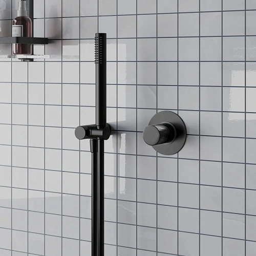 Смеситель для душа Paini Cox Grip 7GPZ690 встраиваемый, черный матовый Смеситель для душа Paini Cox Grip 7GPZ690 встраиваемый, черный матовый